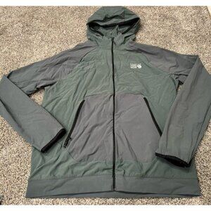 Mountain Hardwear Mens Light Weight Sage Jacket Large EUC